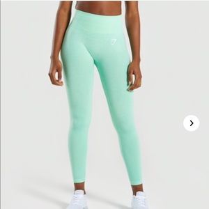 Small mint green GymShark leggings